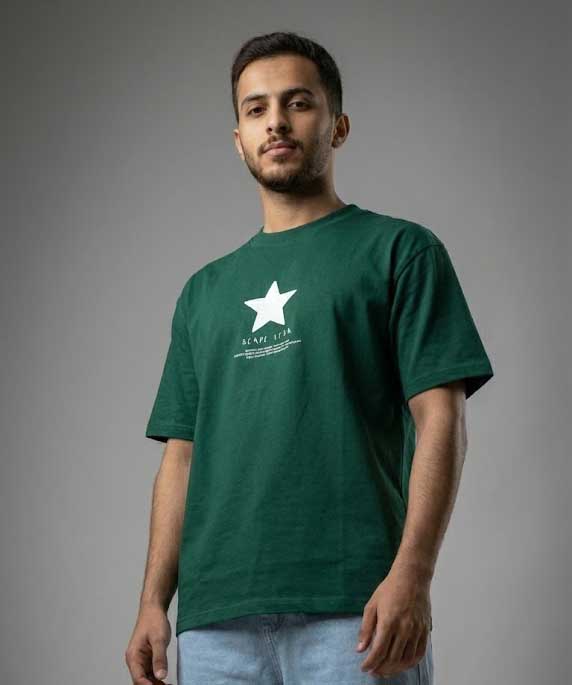 سكوب فيور اخضر تيشرت